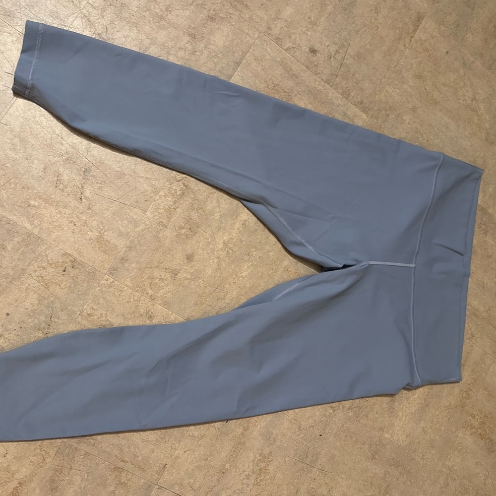 Blue High-Waisted Leggings